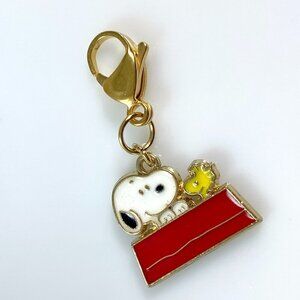 Snoopy and Woodstock with Birthstone Clip On Charm